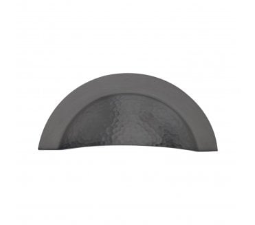 Heritage Brass HAM1730 Hammered Crescent Drawer Cup Pull - Matt Bronze
