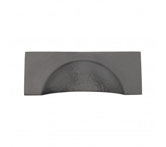 Heritage Brass HAM2764 Hammered Hampshire Drawer Cup Pull - Matt Bronze