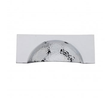 Heritage Brass HAM2764 Hammered Hampshire Drawer Cup Pull - Polished Chrome