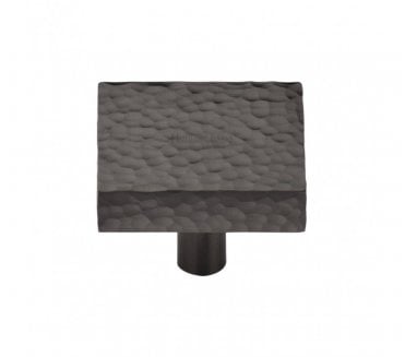 Heritage Brass HAM3685 Hammered Square Cabinet Knobs - Matt Bronze