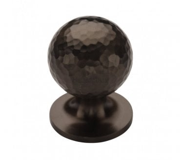 Heritage Brass HAM8321 Hammered Ball Cabinet Knobs - Matt Bronze