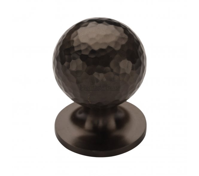 Heritage Brass HAM8321 Hammered Ball Cabinet Knobs - Matt Bronze