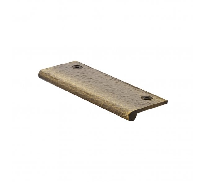 Heritage Brass HAMEP Hammered Edge Pull Cabinet Handles - Antique Brass