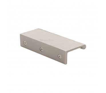 Heritage Brass HAMEPR Hammered Edge Pull Cabinet Handles - Satin Nickel