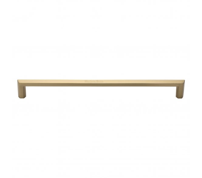Heritage Brass Hexagonal Door Pull Handles - Satin Brass