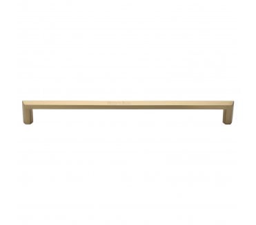 Heritage Brass Hexagonal Door Pull Handles - Satin Brass