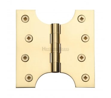 Heritage Brass HG99 Parliament Hinges 102x102mm - Polished Brass(Pair)