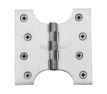 Heritage Brass HG99 Parliament Hinges 102x102mm - Satin Chrome (Pair)