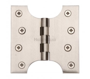 Heritage Brass HG99 Parliament Hinges 102x102mm - Satin Nickel (Pair)