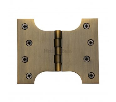 Heritage Brass HG99 Parliament Hinges 102x127mm - Antique Brass (Pair)