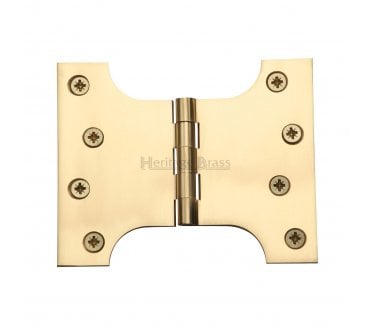 Heritage Brass HG99 Parliament Hinges 102x127mm - Polished Brass (Pair)