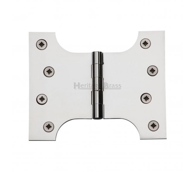 Heritage Brass HG99 Parliament Hinges 102x127mm - Polished Chrome (Pair)