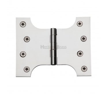 Heritage Brass HG99 Parliament Hinges 102x127mm - Polished Chrome (Pair)