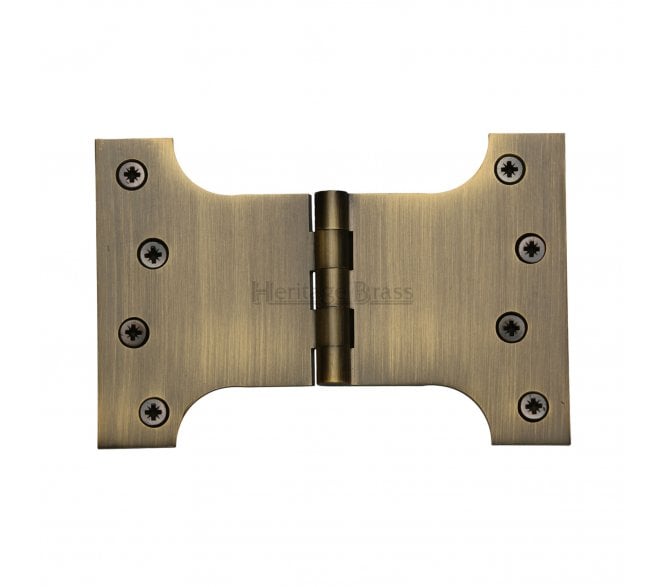 Heritage Brass HG99 Parliament Hinges 102x152mm - Antique Brass (Pair)