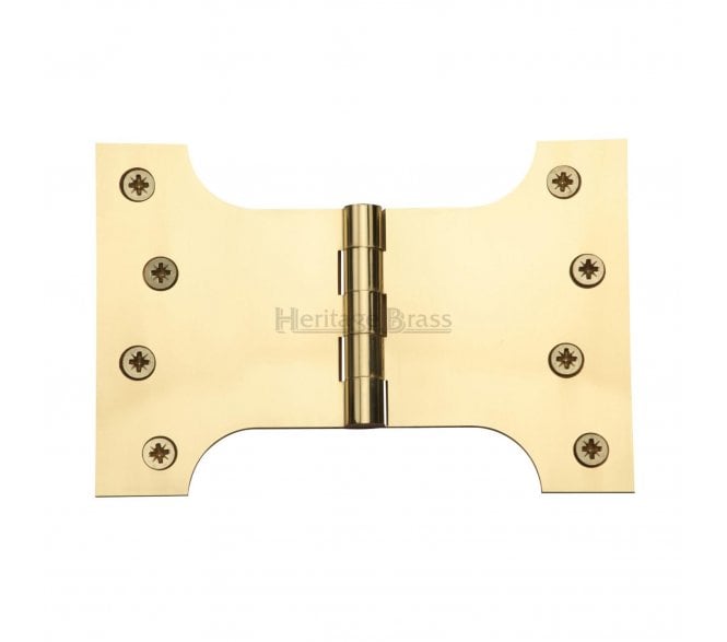 Heritage Brass HG99 Parliament Hinges 102x152mm - Polished Brass (Pair)