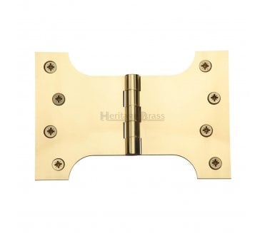 Heritage Brass HG99 Parliament Hinges 102x152mm - Polished Brass (Pair)
