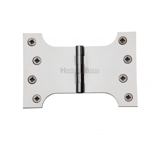 Heritage Brass HG99 Parliament Hinges 102x152mm - Polished Chrome (Pair)