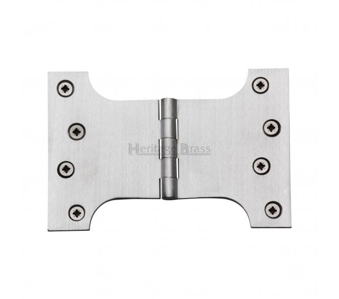 Heritage Brass HG99 Parliament Hinges 102x152mm - Satin Chrome (Pair)