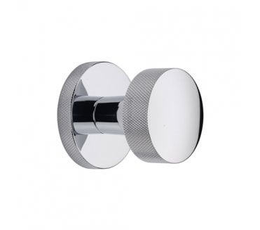 Heritage Brass HLS8805-PC Knightsbridge Knurled Mortice Knobs On Knurled Rose - Polished Chrome