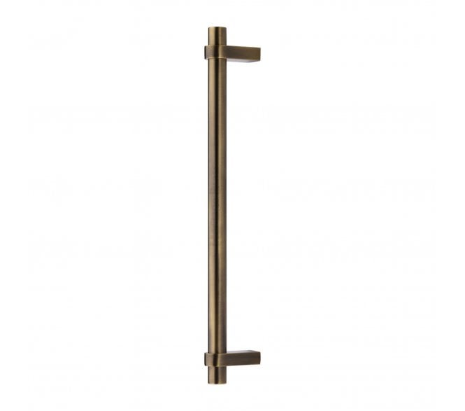 Heritage Brass Industrial Door Pull Handles - Antique Brass