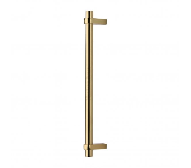 Heritage Brass Industrial Door Pull Handles - Polished Brass