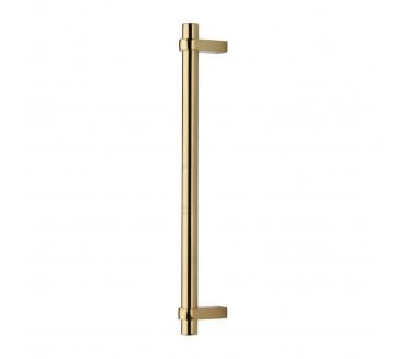 Heritage Brass Industrial Door Pull Handles - Polished Brass