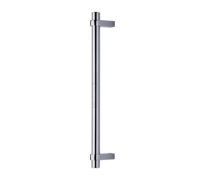Heritage Brass Industrial Door Pull Handles - Polished Chrome