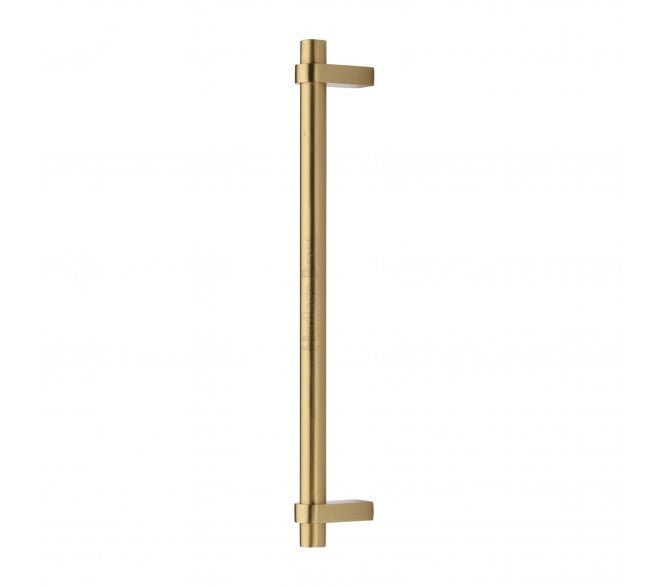 Heritage Brass Industrial Door Pull Handles - Satin Brass