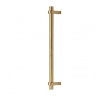 Heritage Brass Industrial Door Pull Handles - Satin Brass