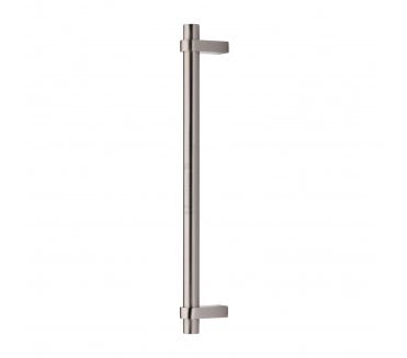Heritage Brass Industrial Door Pull Handles - Satin Nickel