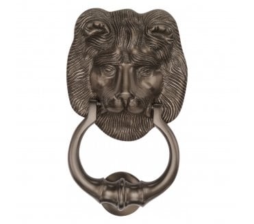 Heritage Brass K1210 Lion Head Door Knocker - Matt Bronze