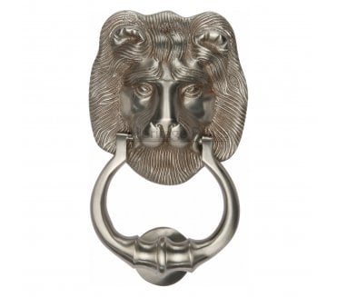 Heritage Brass K1210 Lion Head Door Knocker - Satin Nickel