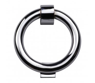 Heritage Brass K1270 Ring Door Knocker - Polished Chrome