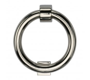 Heritage Brass K1270 Ring Door Knocker - Polished Nickel