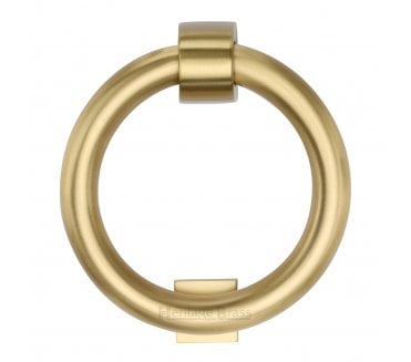 Heritage Brass K1270 Ring Door Knocker - Satin Brass