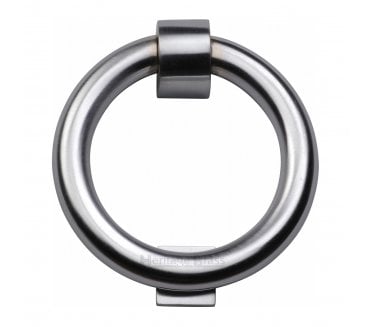 Heritage Brass K1270 Ring Door Knocker - Satin Chrome