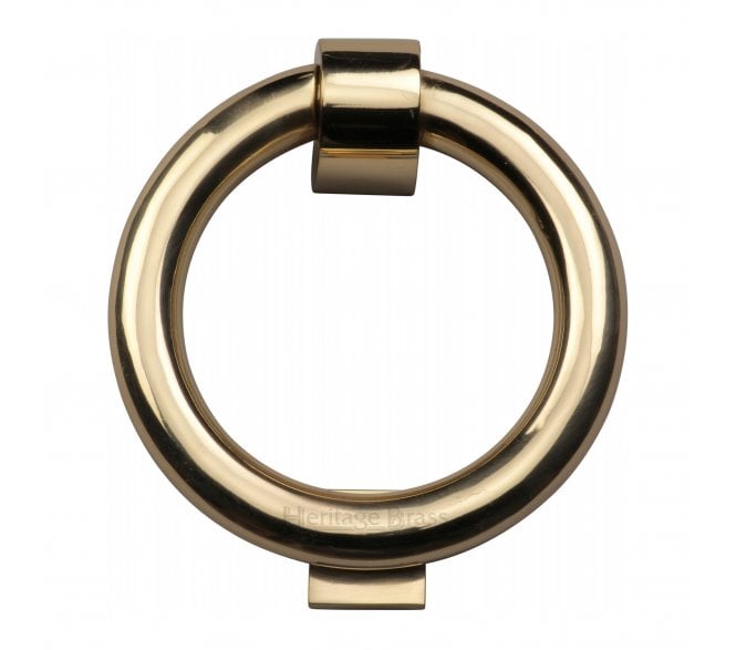 Heritage Brass K1270 Ring Door Knocker - Unlacquered Brass