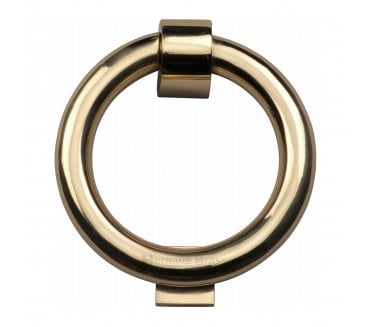 Heritage Brass K1270 Ring Door Knocker - Unlacquered Brass