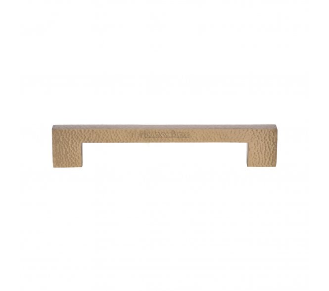 Heritage Brass Metro Hammered Door Pull Handles - Satin Brass