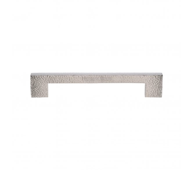 Heritage Brass Metro Hammered Door Pull Handles - Satin Nickel