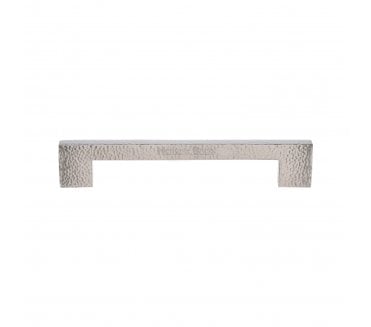 Heritage Brass Metro Hammered Door Pull Handles - Satin Nickel