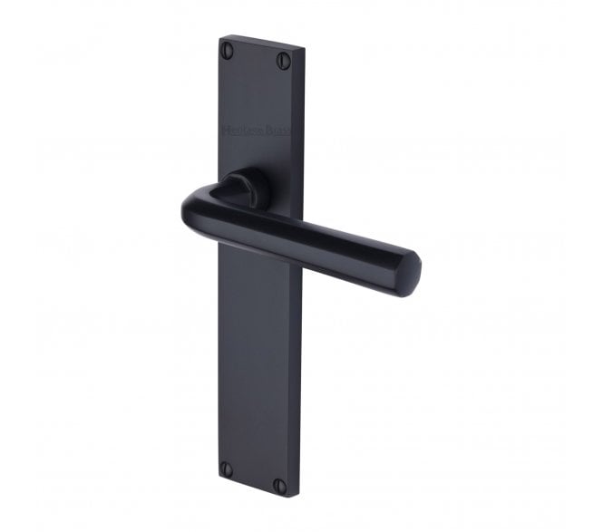 Heritage Brass Octave On Long Backplate - Matt Black