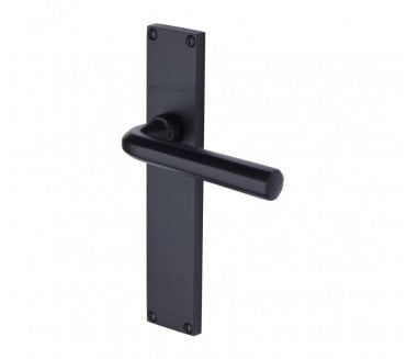 Heritage Brass Octave On Long Backplate - Matt Black