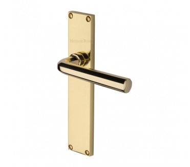 Heritage Brass Octave On Long Backplate - Polished Brass