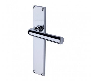 Heritage Brass Octave On Long Backplate - Polished Chrome