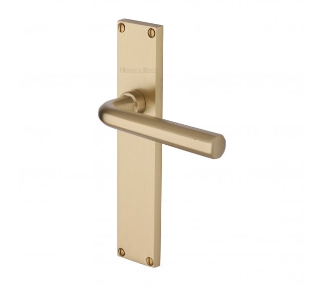 Heritage Brass Octave On Long Backplate - Satin Brass