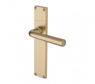 Heritage Brass Octave On Long Backplate - Satin Brass