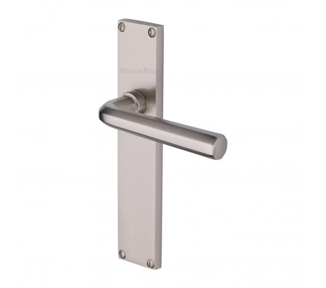 Heritage Brass Octave On Long Backplate - Satin Nickel