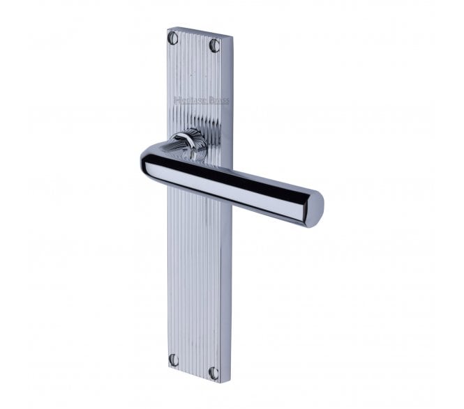 Heritage Brass Octave On Reeded Backplate - Polished Chrome