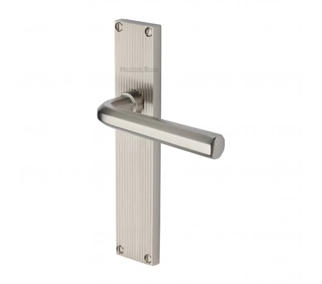 Heritage Brass Octave On Reeded Backplate - Satin Nickel